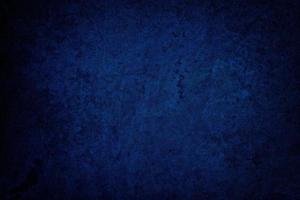 Blue Grunge Concrete Wall Texture Background. photo