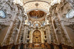 Granada, Spain - Nov 29, 2021, Interior of the Carthusian monastery church of the Assumption of Our Lady  Monasterio de la Cartuja  , Granada, Spain. photo