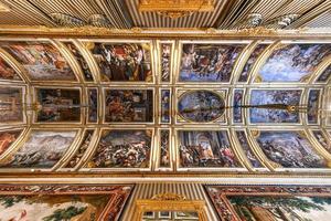 Naples, Italy - August 17, 2021, Lavish interior of the Royal Palace of Naples in Italy. photo