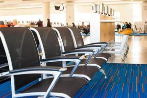 Empty airport view photo