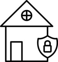 Home Security Vector Icon