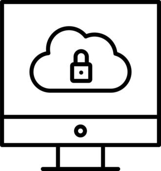 Data Secure Vector Icon