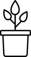 Plant Pot Vector Icon