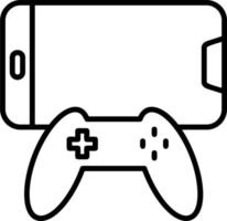 Joystick and Mobile Vector Icon