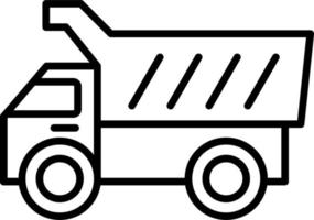 Dumper Truck Vector Icon