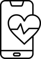 Heart Rate Vector Icon