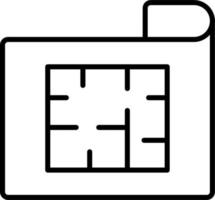 House Plan Vector Icon