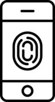 FingerPrint Verification Vector Icon