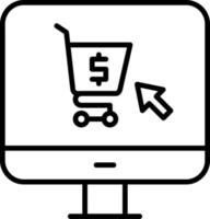 Online Shopping Vector Icon