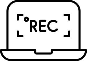 Recording Vector Icon