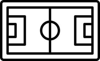 Football Pitch Vector Icon