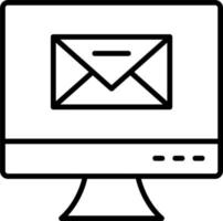 icono de vector de correo electrónico