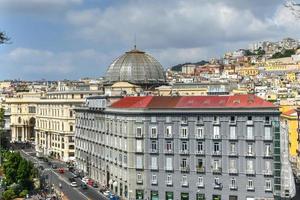 Naples, Italy - August 17, 2021, View of Galleria Umberto I and the surrounding area in Naples, Italy photo