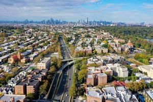 Manhattan city landscape view from Kensington, Brooklyn, New York. photo