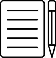 Note Pad Vector Icon