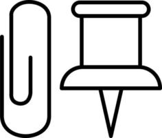 Paper Clip Vector Icon