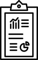 Work Report Vector Icon