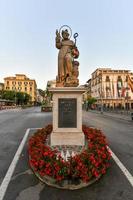 Sorrento, Italy - Aug 30, 2021, Monument to Sant'Antonio Abate  Anthony the Great , Patron Saint of Sorrento, Campania, Italy photo