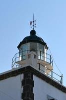 Akrotiri Lighthouse, built by a French company in 1892, making the lighthouse one of the oldest in Greece. photo