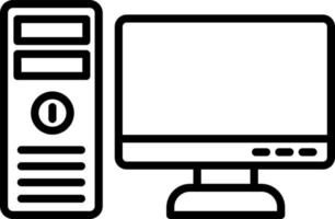 Computer Vector Icon