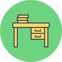 Work Desk Vector Icon