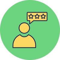 Customer Review Vector Icon