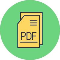 Pdf File Vector Icon