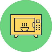 Microwave Oven Vector Icon