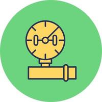 Pressure Gauge Vector Icon