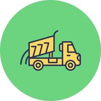 Dumper Truck Vector Icon