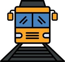 icono de vector de tren