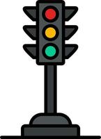 Traffic light Vector Icon