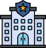 Police Station Vector Icon