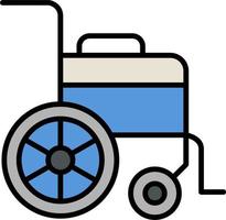 Wheel Chair Vector Icon