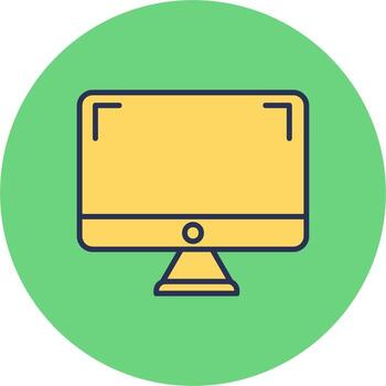 Monitor Vector Icon