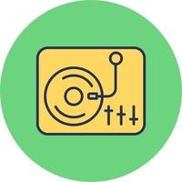 Turntable Vector Icon