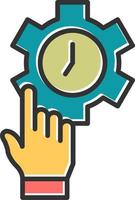 Time Management Vector Icon