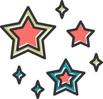 Stars Vector Icon