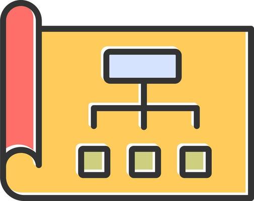 Weekly Work Planner Vector Icon