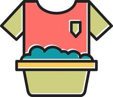 Washing Clothes Vector Icon