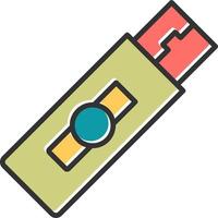 icono de vector de usb