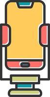 Smartphone Stand Vector Icon