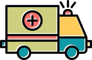 Ambulance Vector Icon