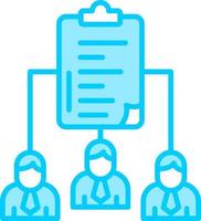 Work distribution Vector Icon