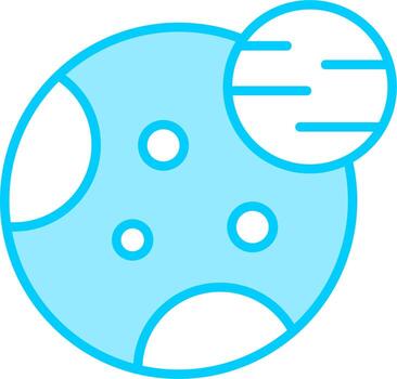 icono de vector de planeta