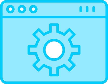 Web Page Setting Vector Icon