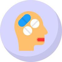 Drug Addict Vector Icon Design