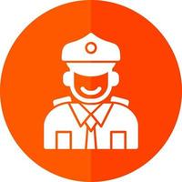 Policeman Vector Icon Design