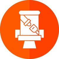 Seat Belt Vector Icon Design