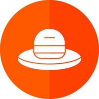 diseño de icono de vector de sombrero